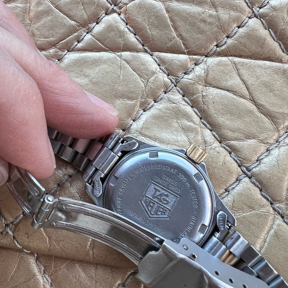 Tag Heuer Silver and Gold Women's Watch - Picture 8 of 17